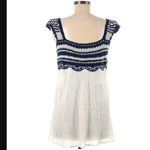 Calypso St. Barth Ultra Crochet Sleeveless Blouse Tank Top Gauze BOHO RET:$298